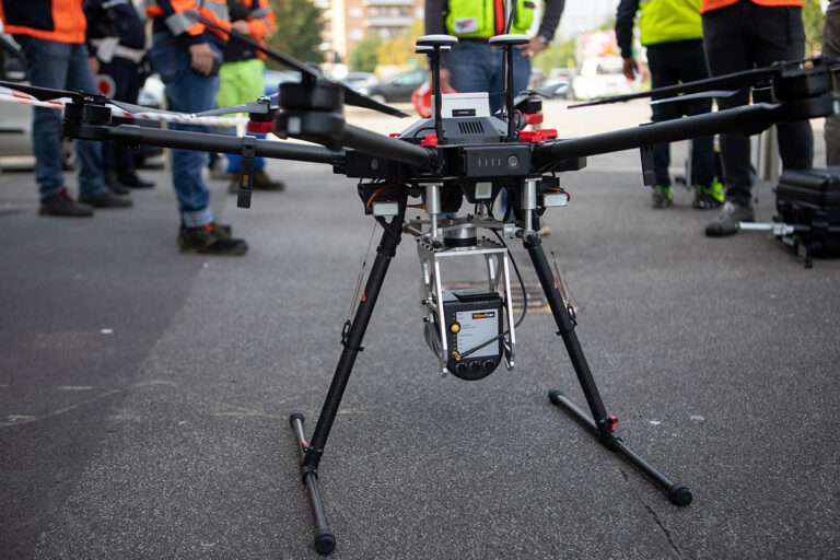 Drohneneinsatz mit modernster Technologie