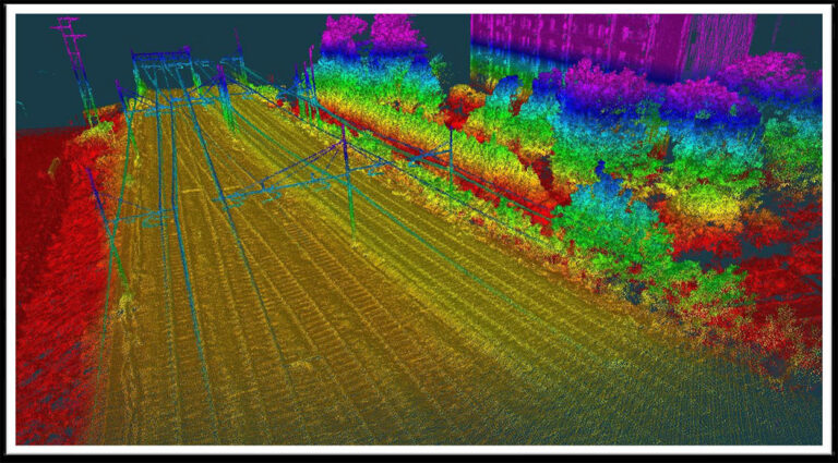 3D-Rohdaten der YellowScan LiDAR-Drohne